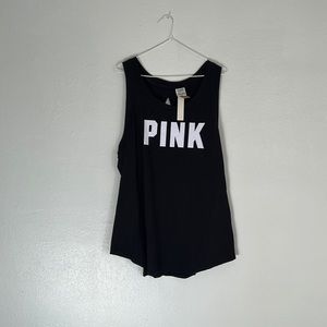 Pink Victoria secret open back tank sz xl